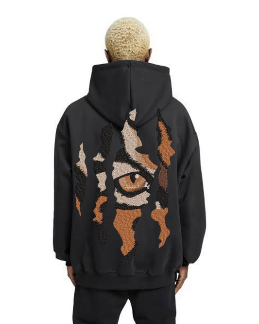 Streetfurry Tiger Print hoodie