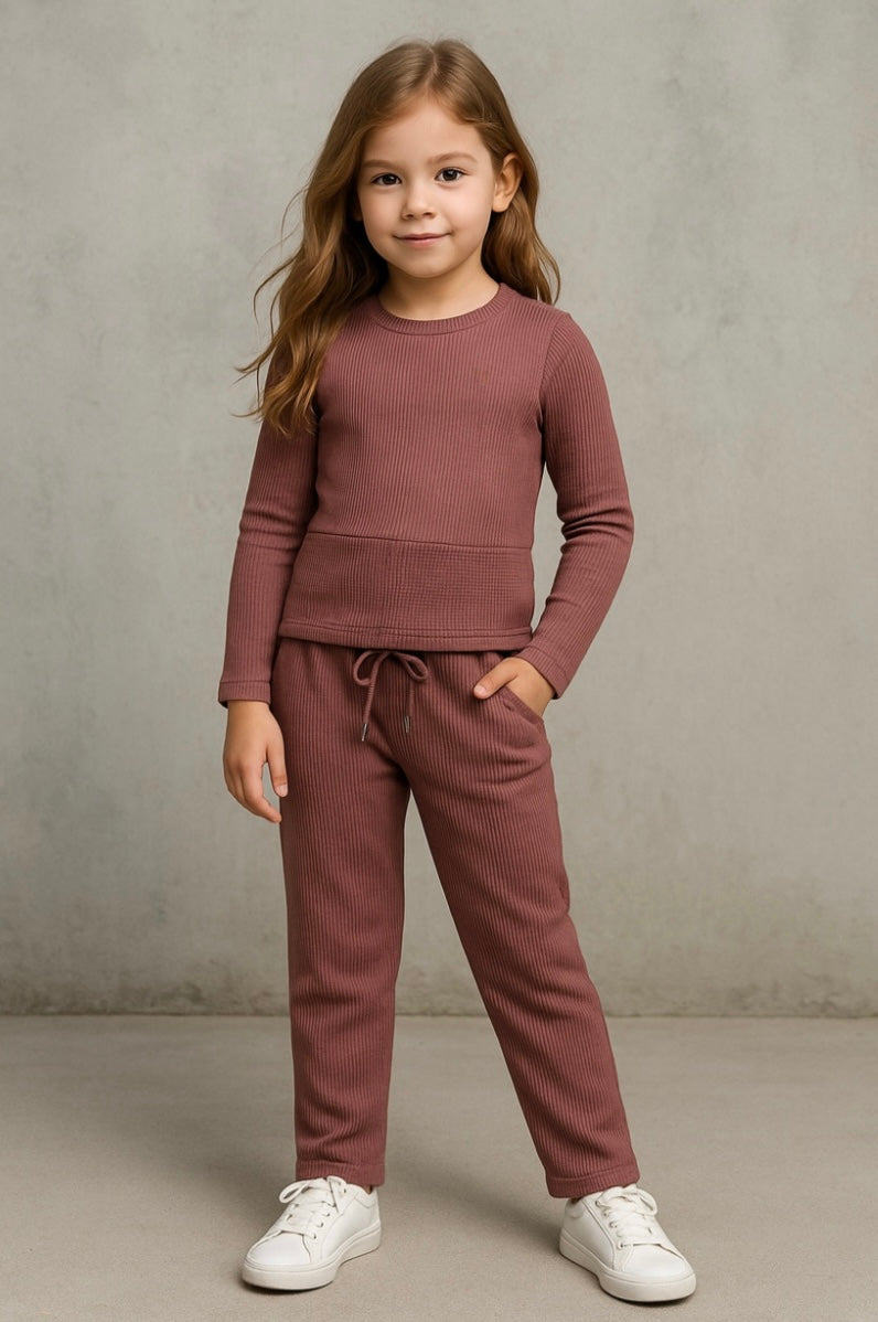 Girls’ Ribbed Cordset