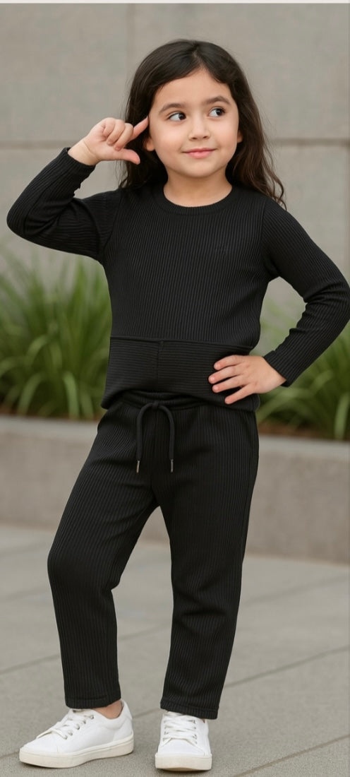 Girls’ Ribbed Cordset